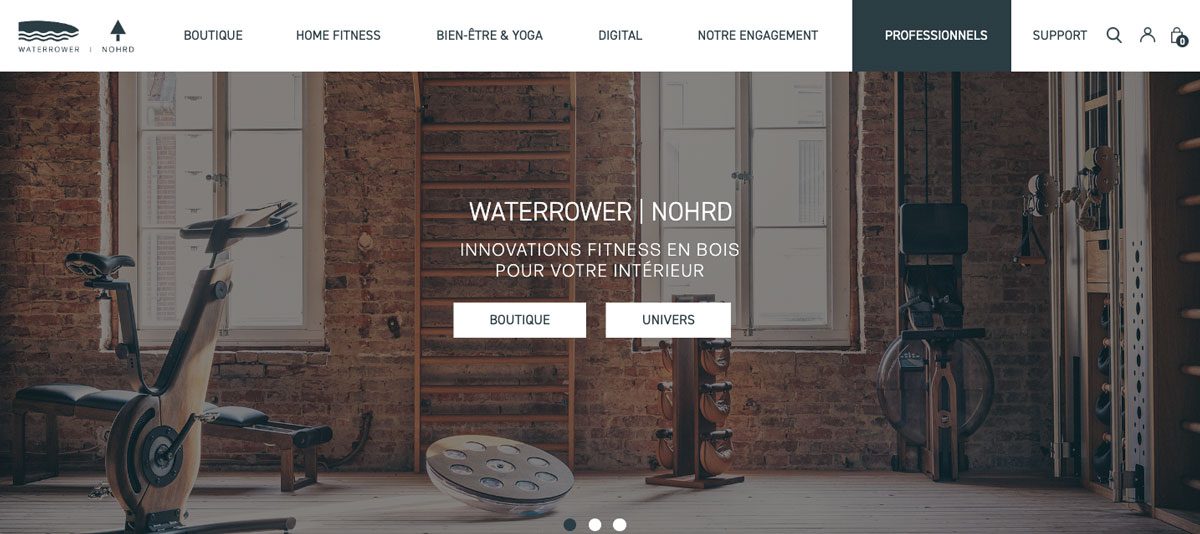 Nouveau site WATEROWER | NOHRD France